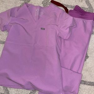 FIGS XS TOP/PANTS in DUSK